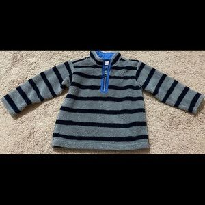Hanna Andersson fleece stripe warm jacktet